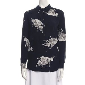 Equipment Silk Flower Shirt
